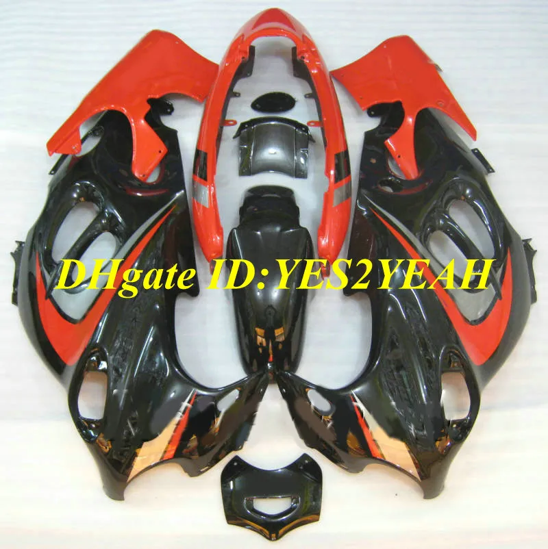 Motorcykel Fairings Kit för Suzuki Katana GSXF600 GSX600F 2003 2006 GSXF 600 03 05 06 GSX 600F Hot Red Black Fairing Set + Gifts SY13