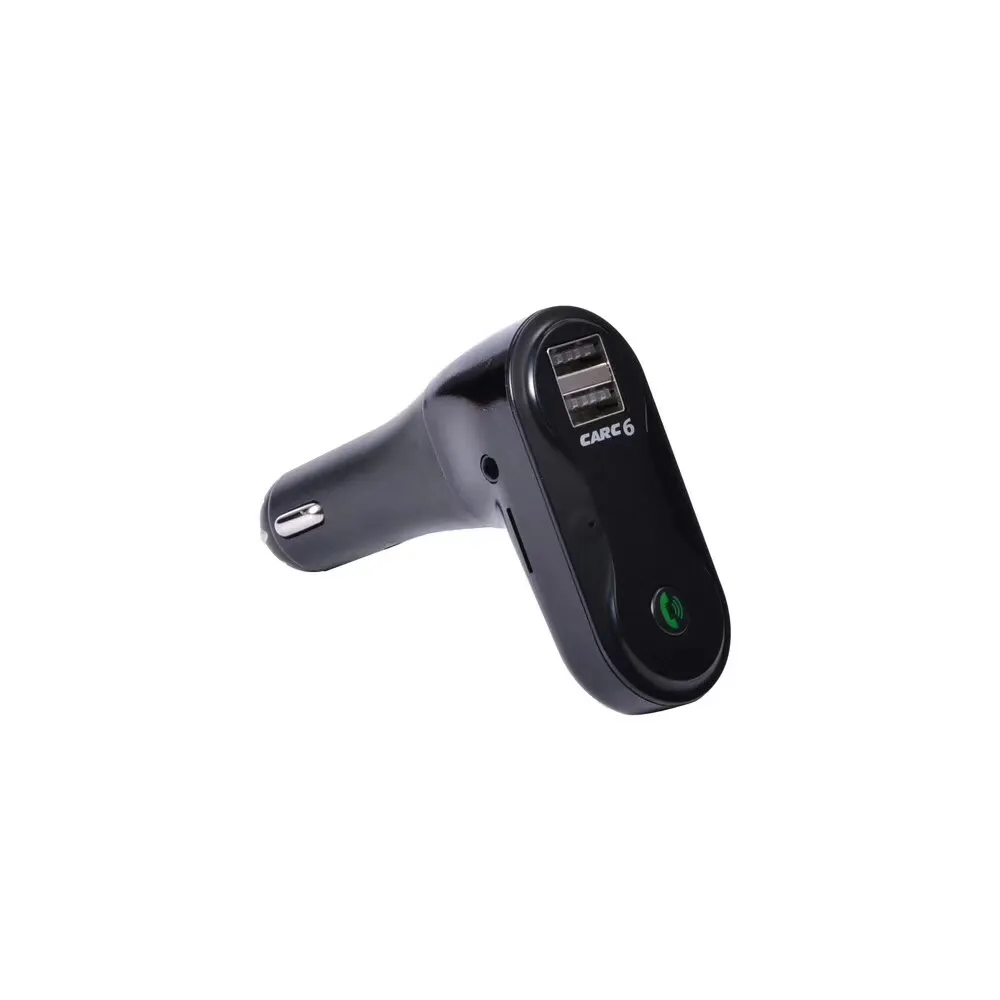 Caricatore per auto Bluetooth con funzione radio FM Caricatore a 2 porte per iPhone, Samsung e altri telefoni