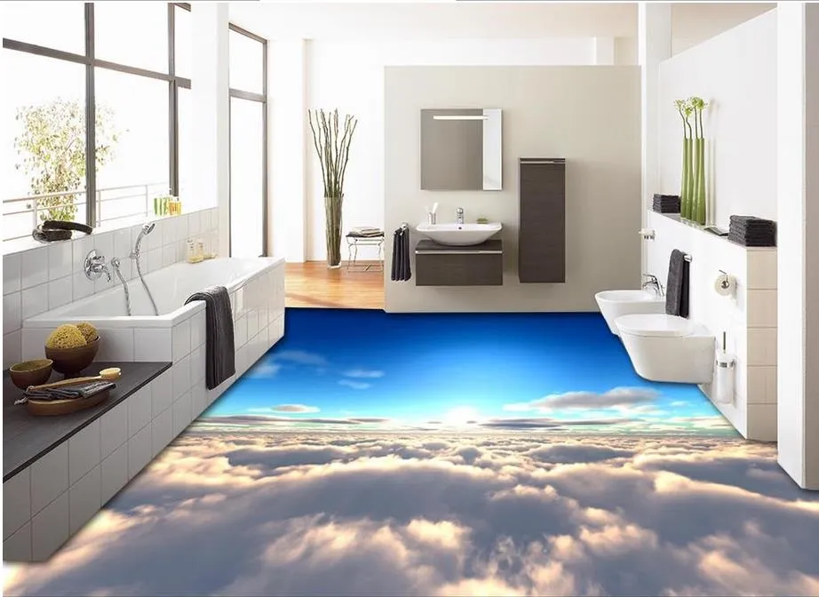 Fondos de pantalla 3d baño Pasarela estética sala de estar cuarto de baño caminar cielo pintura Fondos de pantalla 3d baño Pasarela estética sala de estar cuarto de baño caminar cielo pintura