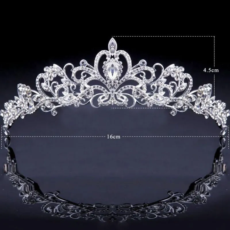Hurtownie Tiaras i korony Akcesoria do włosów Tiara Bridal Crown Tiaras na Brides Ozdoby do włosów
