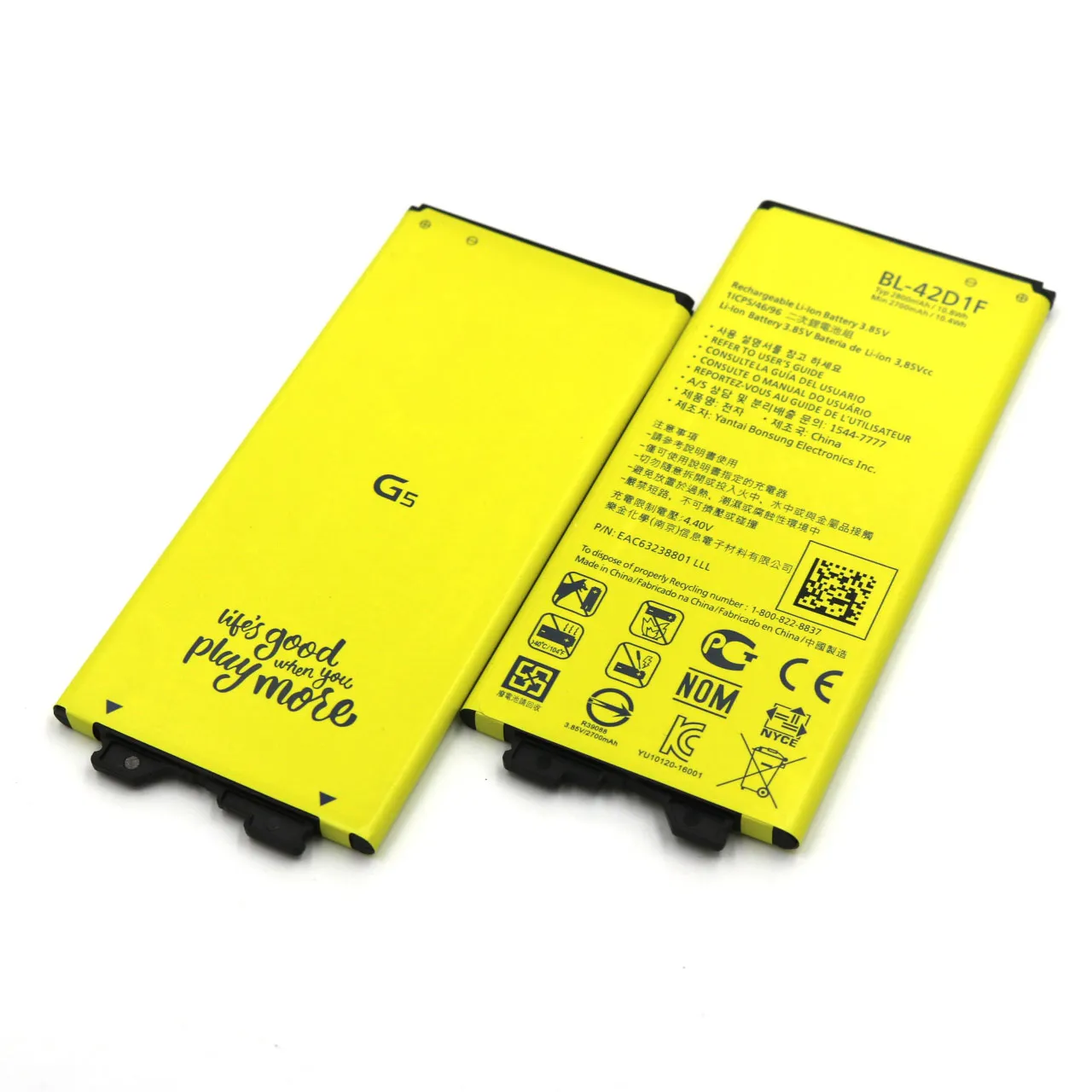 Akku Für Lg G5 Telefon Wiederaufladbare Li Lon Akku Ersetzen Die Us992  H860n G5s H868 Bl 42d1f Hohe Kapazität Original 2700 Mah Akku Von 3,75 €