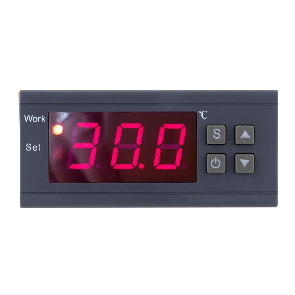 Freeshiping 90 ~ 250V10A Digital temperaturregulator termometer termoelement Controlador de Temptatura -50 ~ 110 Celsius grad med sensor