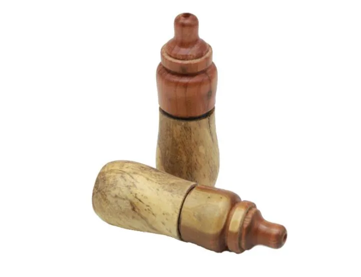 Modellazione di bottiglie da fiuto, pipa in legno massello, commercio all'ingrosso, set per fumatori di sigarette in legno con filtro estraibile