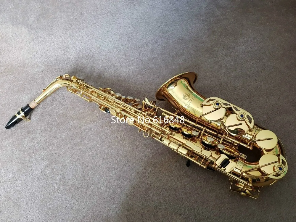 JUPITER JAS 767 Alto Eb Tone Brass Weltklang Tenor Saxophone Gold