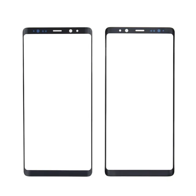Оригинальный передний внешний сенсорный экран стекло замена объектива черный серебро для Samsung Galaxy Note 8 N950A N950F бесплатная доставка DHL