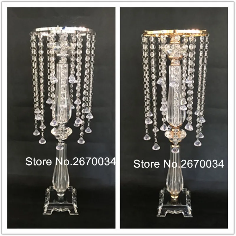 decoração de cristal mandalas de casamento / castiçais de acrílico cristal