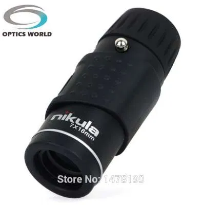 Nikula 7x18 147m \ 1000m Portable Outdoor Monocular Telescope Mini Golf Rangefinder Pocket Monocular Scope