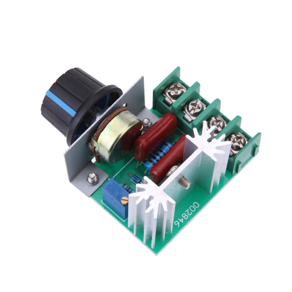 2000 W Motor Controller AC 50-220V 25A SCR High-power Electronic Voltage Regulator Module Motor Speed Controller