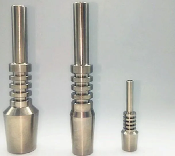 50 stks Nectar Collector Set Titanium Nail 10mm 14mm 18mm Joint Factory Price Grade 2 TI Nail vs Quartz Nail Ceramic Tip