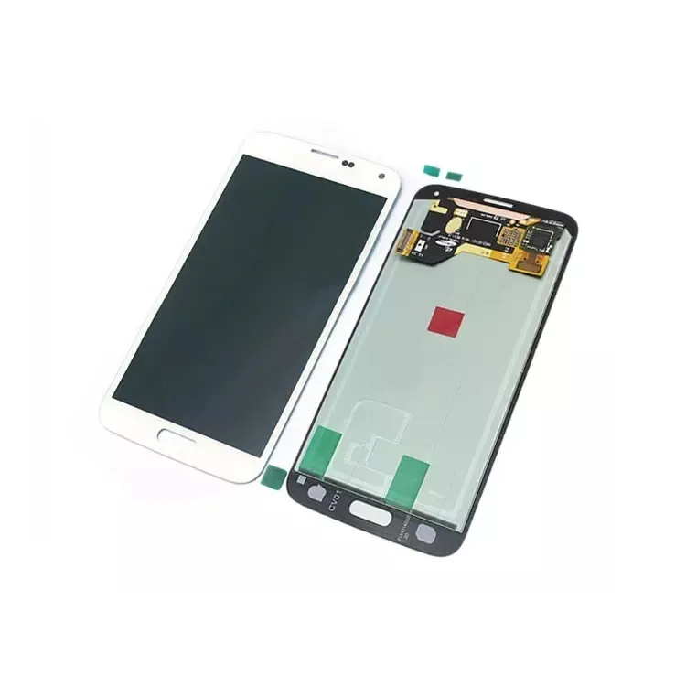 Samsung Galaxy S5 I9600 G900F G900H G900M G900 Beyaz Siyah Dokunmatik LCD Ekran Digitizer Değiştirme Ücretsiz Kargo