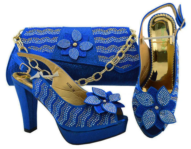 Acquistare Scarpe E Borse Corrispondenti Blu Royal Africane Italiane In  Scarpe Da Donna Italiane Di Alta Qualità E Set Di Borse Decorati Con Pietra  Economico | Consegna Veloce E Qualità | DHgate Italy