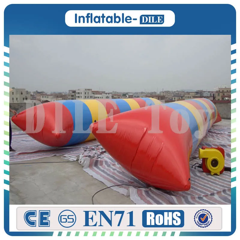 Free Shipping 10x3m 0.9mm PVC Inflatable Water Blob Jump Inflatable Water Blob Water Trampoline For Sale