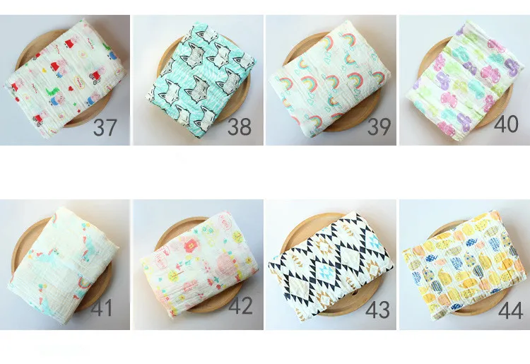 Newborn Cotton Swaddling Nhs Blanket Set 74 Styles, 115*115cm, Soft And