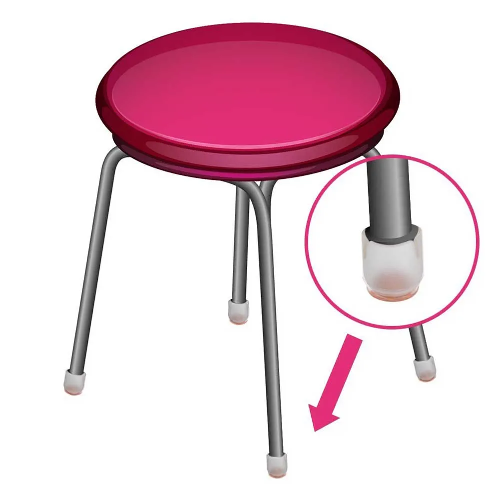 1 adet masa sandalyeler mobilya ayak pedleri kalın kaymaz silikon paspaslar çok işlevli pedler