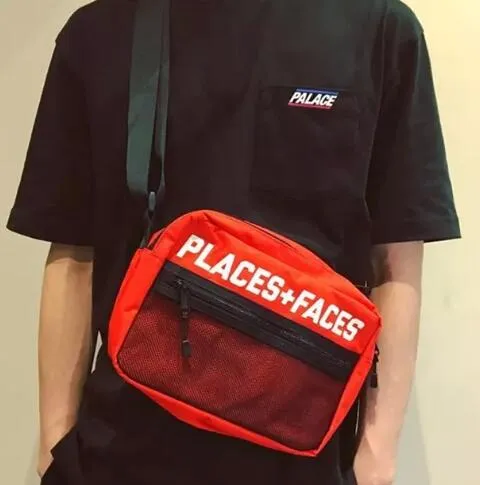 Brand New Places Faces 3M Reflective Skateboards Bag P F Message Bags Casual Men And Women Hip-hop Shoulder Bag Mini Mobile Phone 301a