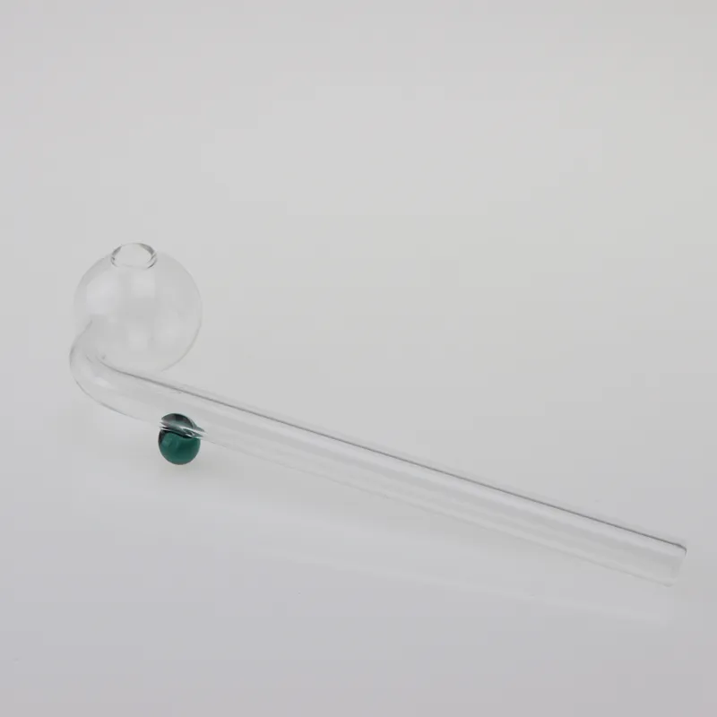 Queimadores de óleo de vidro curvo novo Tubos de água de vidro Bong com balanceador de vidro colorido diferente para fumar