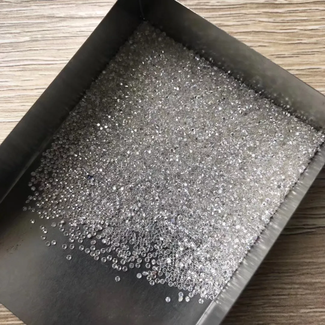 0,8 mm ~ 2.9mm D / F Kolor VV Clarity Okrągły Brilliant Cut Macadam Diament Kamień 3ex Cut Syntetyczne Loose Diamond Detritus