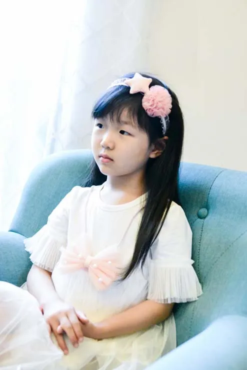 Tatlı Bebek Kız Kolye Kore Inci Kelebek Çocuk Tüm Maç Kolye kazak Ilmek Takı Prenses aksesuarları C3555