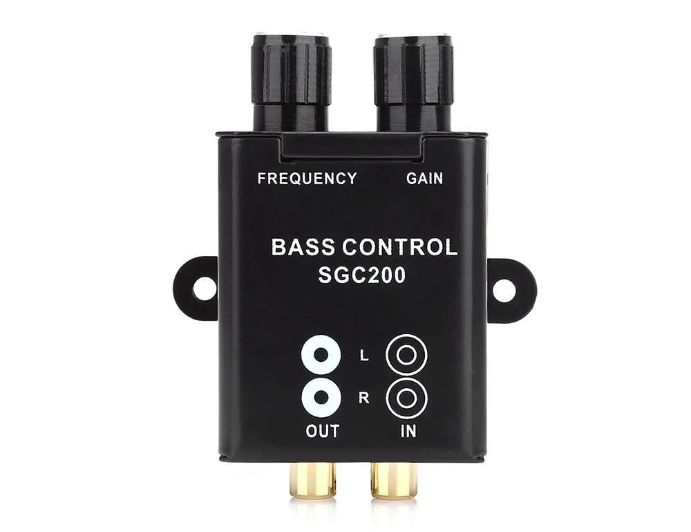 Bass Controller Universal Car Audio Remote Amplifier Subwoofer Equalizer Crossover Bass ...