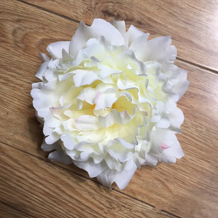 Fleurs artificielles Soie Pivoine Têtes De Fleurs De Noce Décoration de Décoration fournitures Simulation faux tête de fleur décorations pour la maison en gros 15 cm
