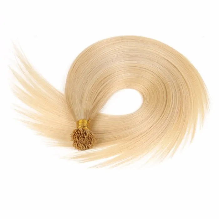 Elibess hår -i tip keratin Mänskliga hårförlängningar 14 