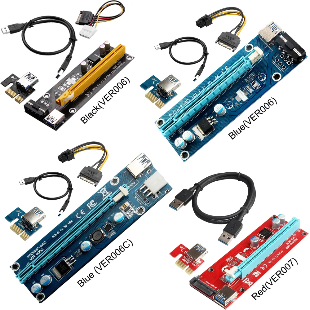 GPU Riser For Ethereum Mining Rigs, PCIE Risers For ETH Mining Rigs Gpu ...