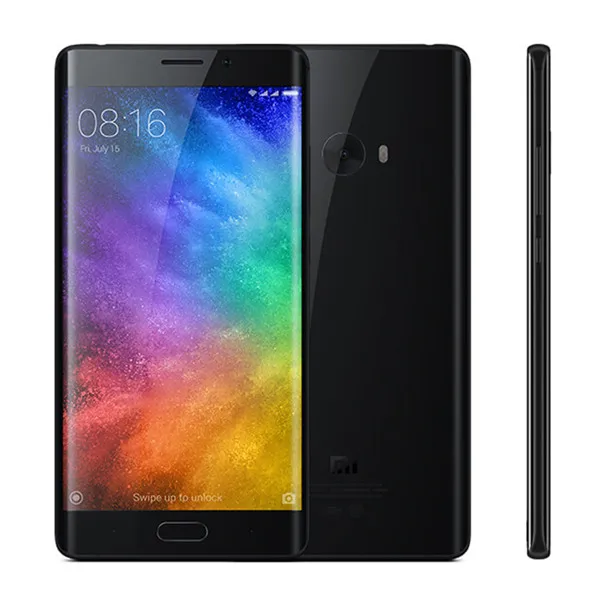 원래 Xiaomi MI 참고 2 4G LTE 휴대 전화 6GB RAM 128GB ROM Snapdragon 821 쿼드 코어 안드로이드 5.7 "곡선 3D 화면 22.56MP AF NFC 지문 ID 얼굴 스마트 휴대 전화