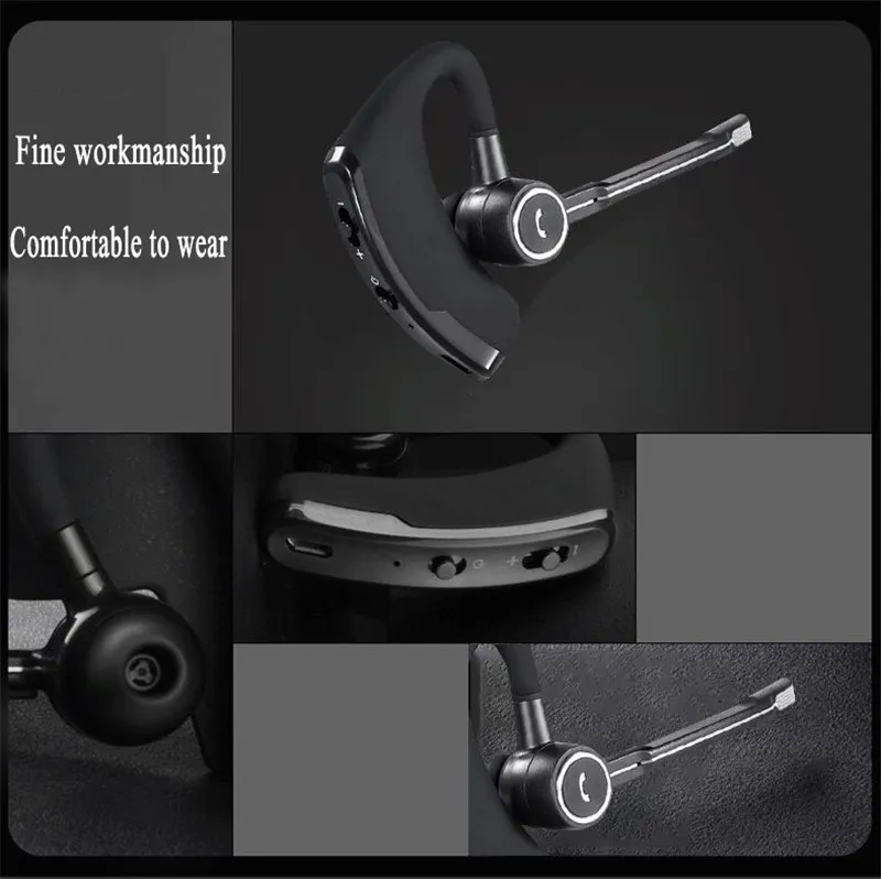 V8 V8S Cuffie Bluetooth Auricolari wireless Auricolare Bluetooth vivavoce V4.1 Legend Cuffie stereo wireless con controllo del volume del microfono