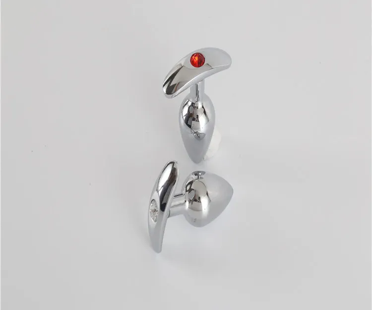 Metal Butt Plug With Jeweled Detail, Stainless Steel Anal Toy For Women ...