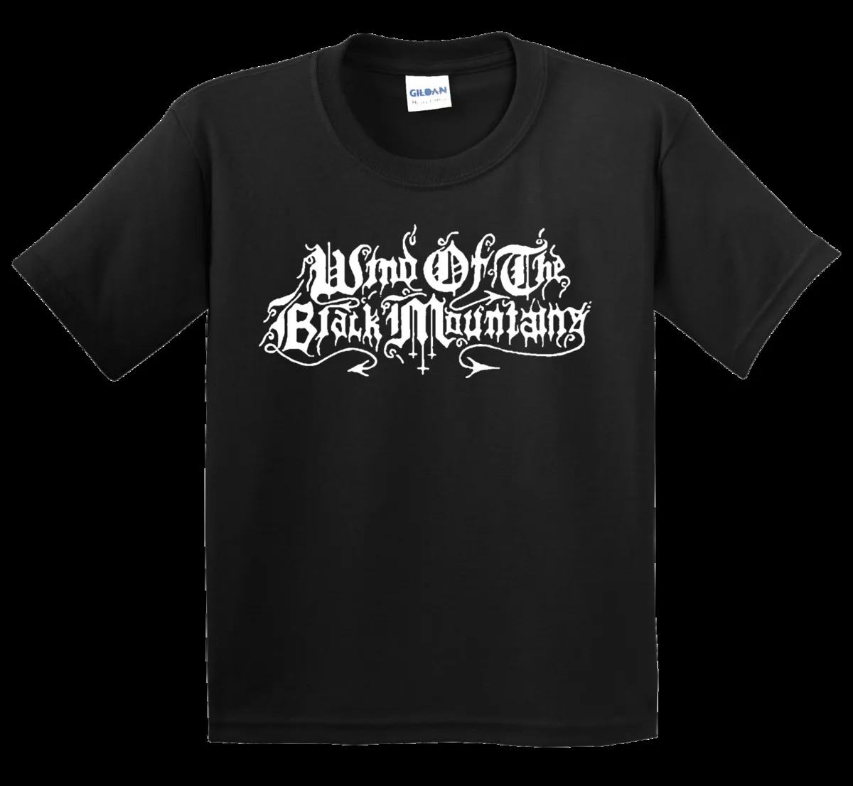 Ветер Черной горы Логотип тенниска Rare Black Metal Death Old Funeral Tee  Shirt Homme T-Shirt