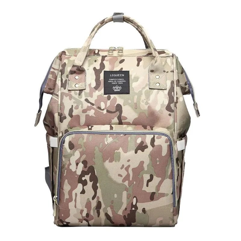 LEQUEEN Waterproof Mummy Diaper Bags Camo Print Backpack Large Capacity Baby Care Baby Bag Nappy Backpack 1 960 DHgate