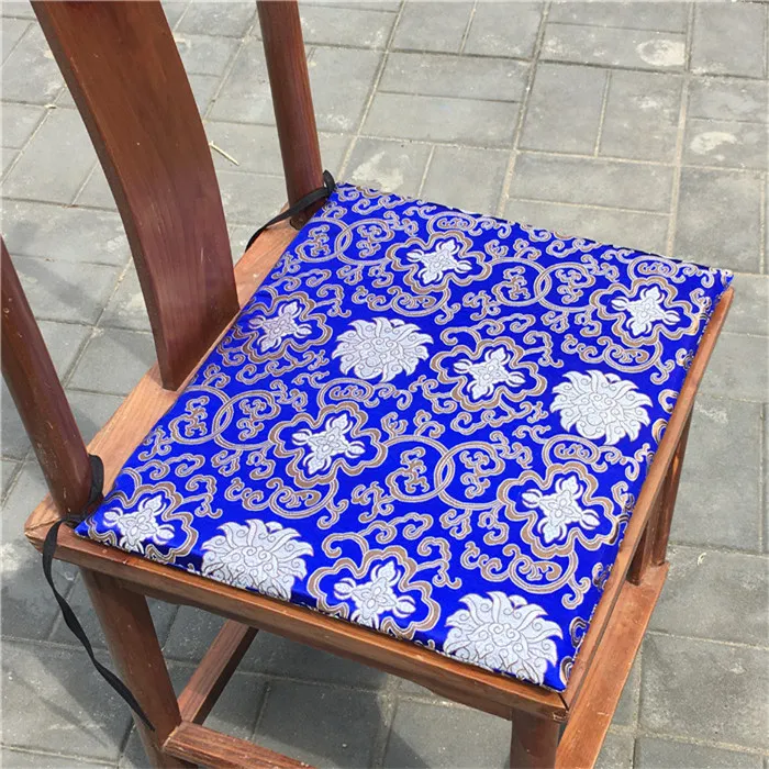 High End Happy Fancy Chinees Zitkussen voor Office Home Stoel Decoratieve Kussens Klassieke Zijdebrokaat Ronde rugleuning Fauteuil Cus267L