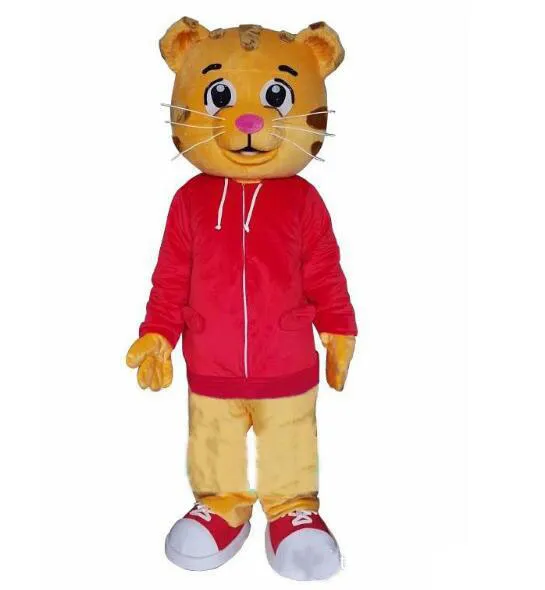 2018 Vendita calda Vendi come le torte calde Daniel Tiger Costume della mascotte Daniel Tiger Fur Costumi della mascotte