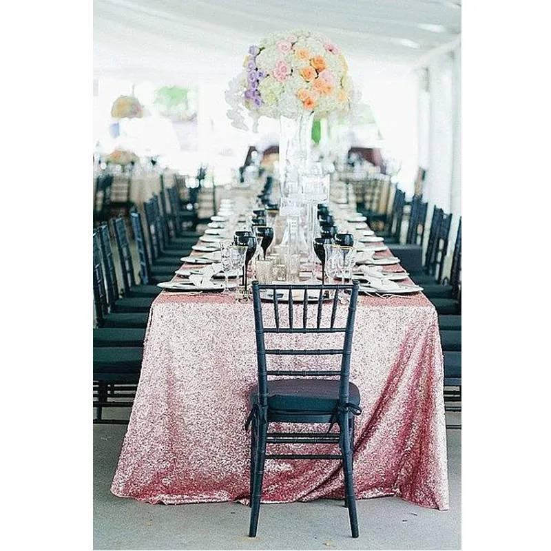 3M sell Table cloth Square Table Cover long for Wedding Party Decoration Tables sequins Table Clothing Wedding Tablecloth Home321W