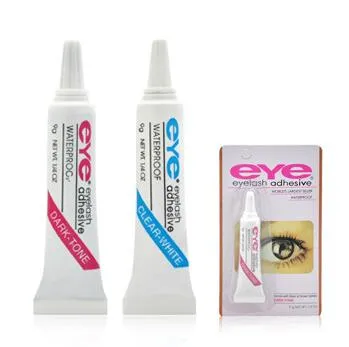 Big discout! 5000pcs 7g Eye Lash Glue Makeup Eye Lash Adhesive Waterproof False Eyelashes Adhesives Glue White & Black Available