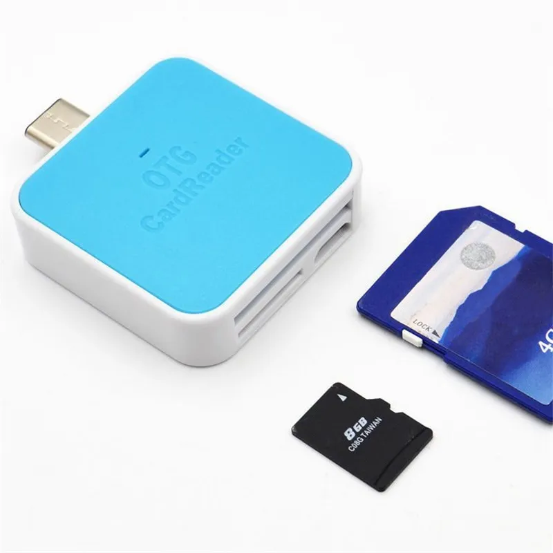 Lector de tarjetas OTG tipo C SD Micro SD TF lector de tarjetas de memoria para Samsung S8 Letv Xiaomi 6 teléfono tableta Macbook