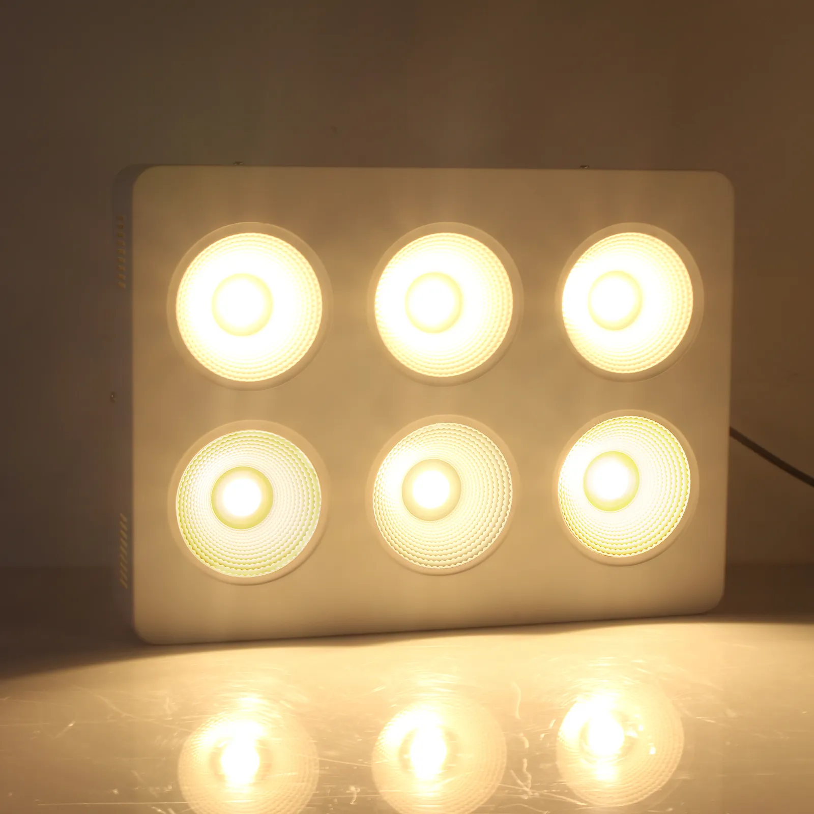 Panel de luz LED COB de 600W para cultivo, espectro completo con 6 uds. Cree CXB3590 3500K CD bin 80 CRI, lámpara para crecimiento de siembra en interiores, floración