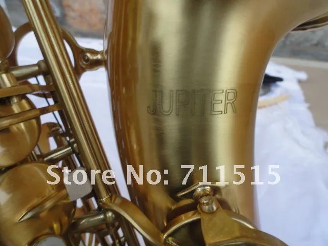 高品質の木星の真鍮の管の表面ブラシをかけられた金アルトEBサックスEのフラットSAXプロの楽器のための高品質