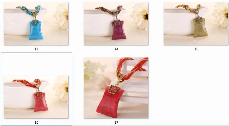 Wholesale High Quality Women's Accessories Bohemian Jewelry National Style Necklace Vintage Jewelry Alloy Pendant 