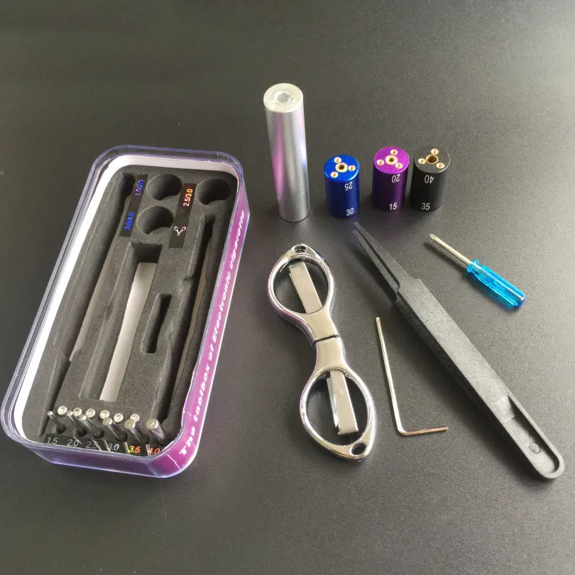 DIY Coil Tool Magic Stick CW Box Master Vape Kit 6 in 1 Wire Coiling Machine Kooelaar Kit Wick Elektronische Sigaret DIY Toolbox