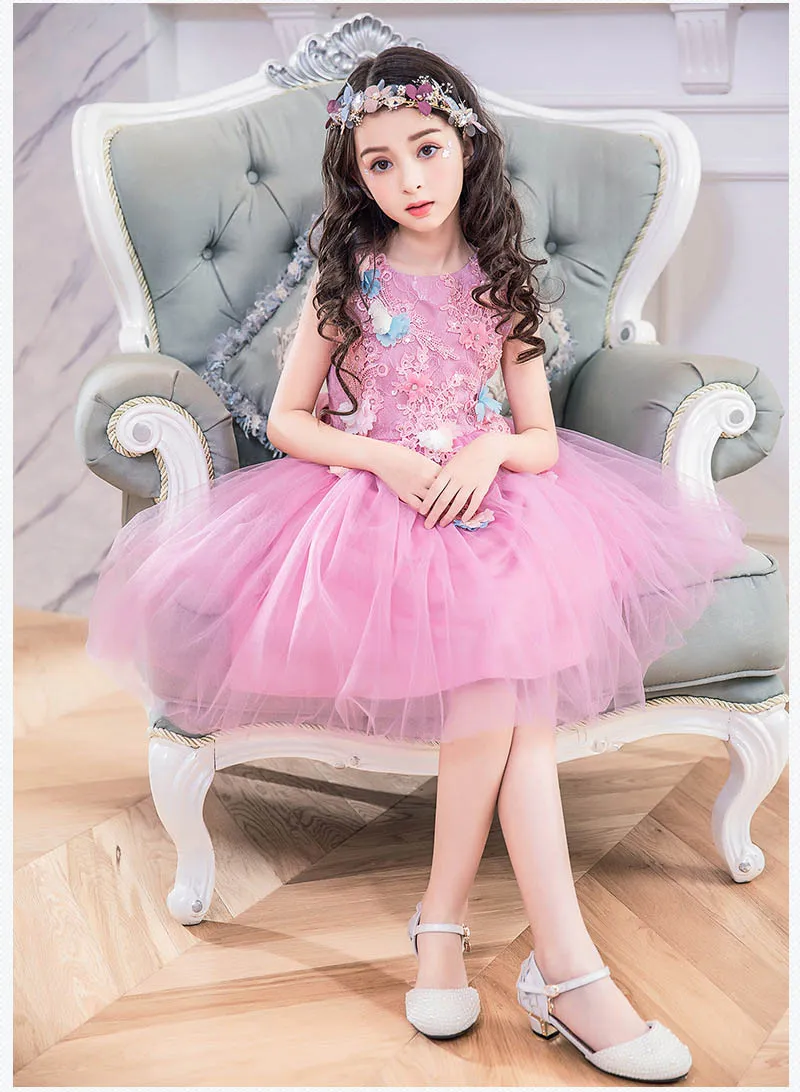 De 4 A 12 Años. Vestidos Verano Para Niñas, Tutú, Princesa Sin Ropa Brillante, Ropa Fiesta Para Bebés Y Adolescentes, R1AM710DS 06. De 26,28 € | DHgate