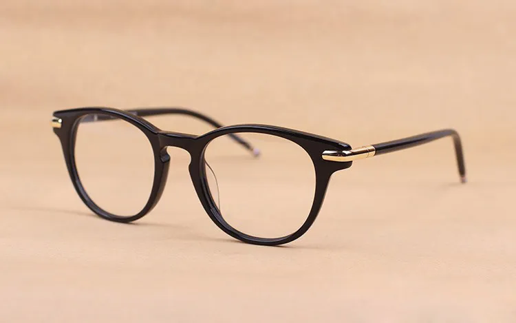 Vintage Unisex Acetate Optical Cheap Prescription Eyeglasses With