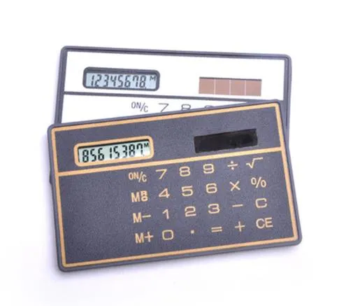 Portátil Calculadora Científica Cartão De Banco Estilo Handheld Calculadora Mini Calculadoras De Armazenamento De Carteira para Artigos de Papelaria c665