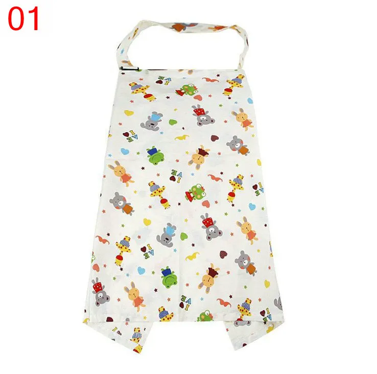 MultiUse Baby Mum Cotton Cartoon Nursing Cover breastfeeding Scarf Blanket Cape Cover overclothes Breast Feeding1597924