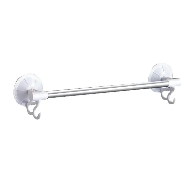 Wholesale Bathroom Suction Cup Mounted Single Towel Bar Towel Rail Rack