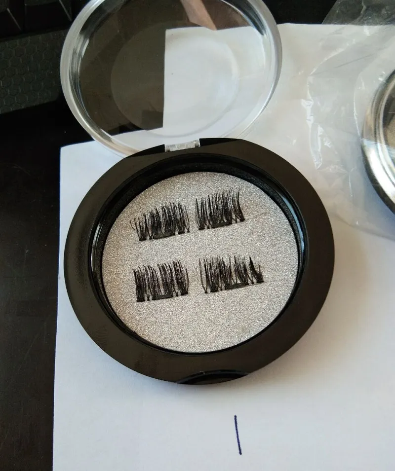 Hot Sale 3D False Eyelashes!!0.2mm Permanent Magnetic Eyelashes 3D Mink Magnet Lashes Natural 100% Handmade Magnetic Eyelash reusable