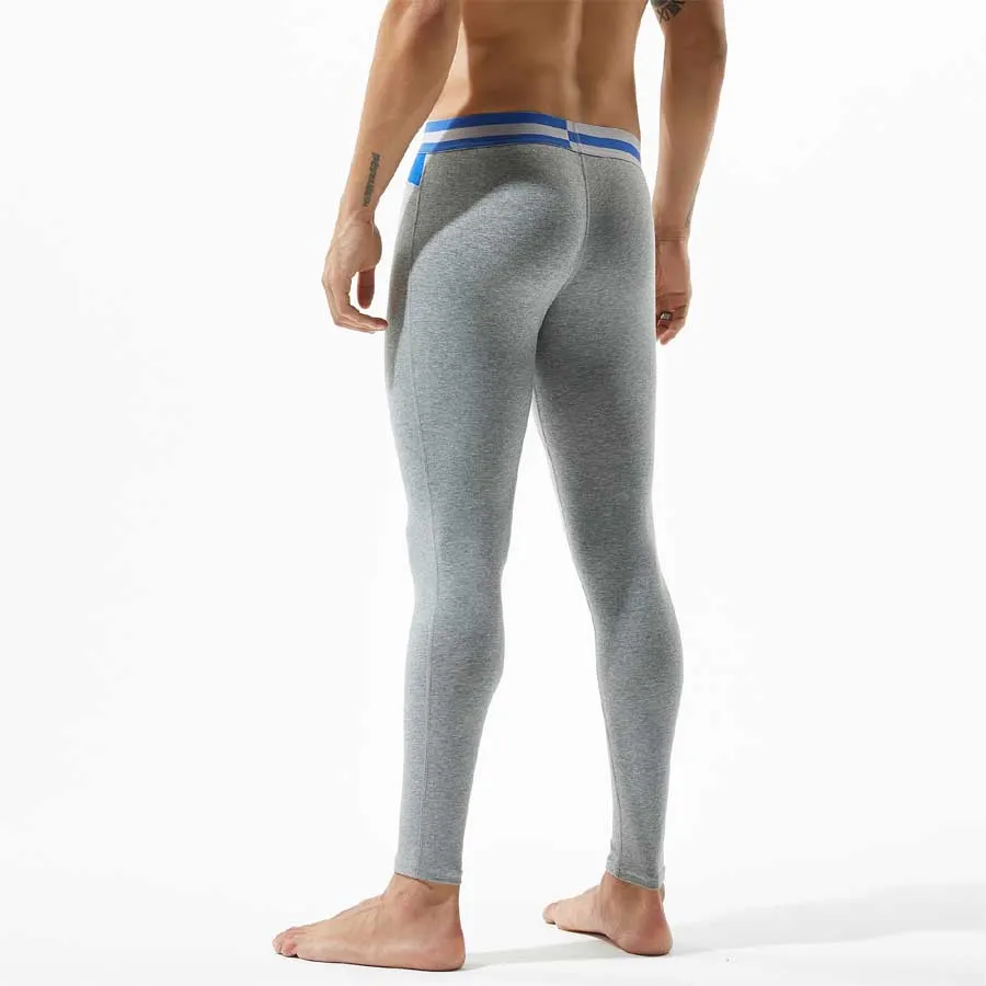 Pantalon Thermique Homme Ouruikia - Sous-Vêtement Soyeux Léger Et Confortable, Caleçon Long Base Layer Multicolore