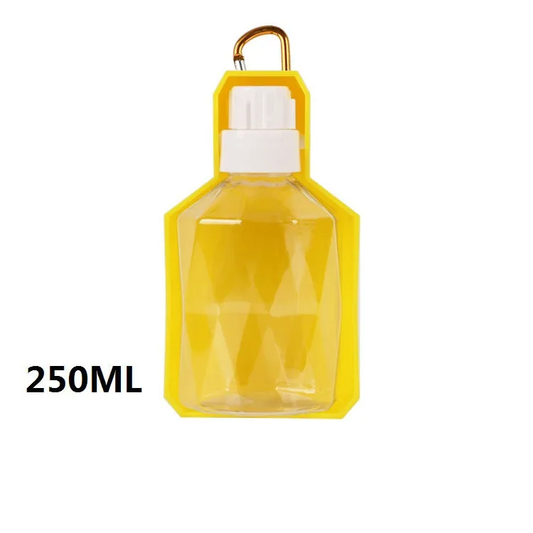 Vente chaude portable 5 couleurs Bouteille pour animaux de compagnie mode Bouteille d'eau pour chien Voyage bouilloire pour animaux de compagnie T3I0301