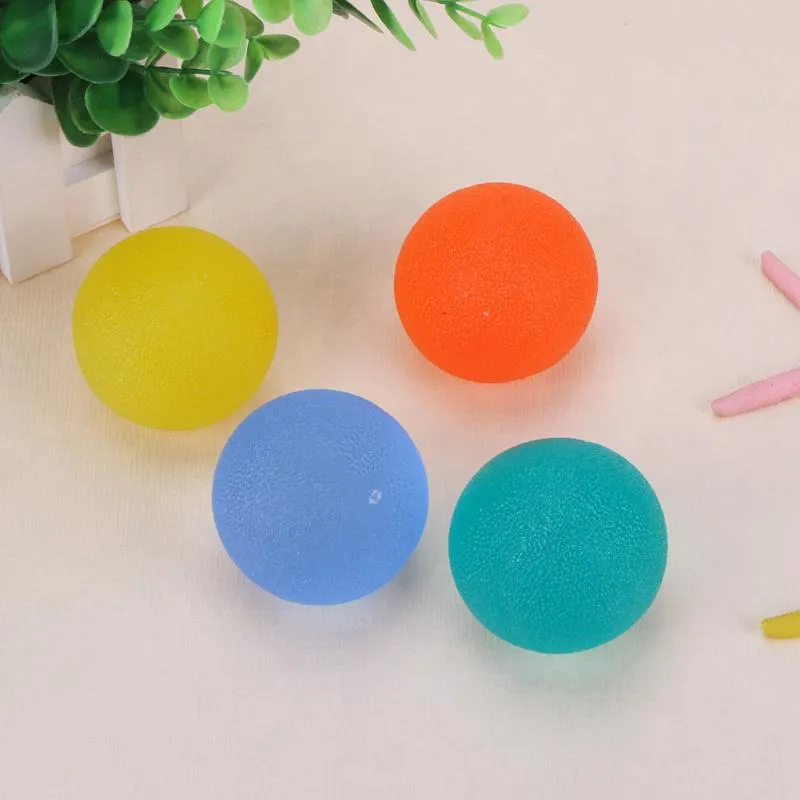 Bolas de gelatina para terapia de mãos para exercícios Espremer bola de silicone