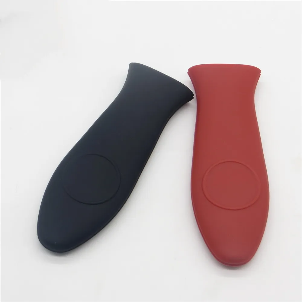 High Temperature Anti Hot Silicone Pot Pan Handle Holder Wrap Heat Resistant Sleeve Cover Grip